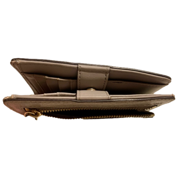 Kate Spade New York Wellesley Cara Wallet Leather Beige Small Wallet - Picture 5 of 16